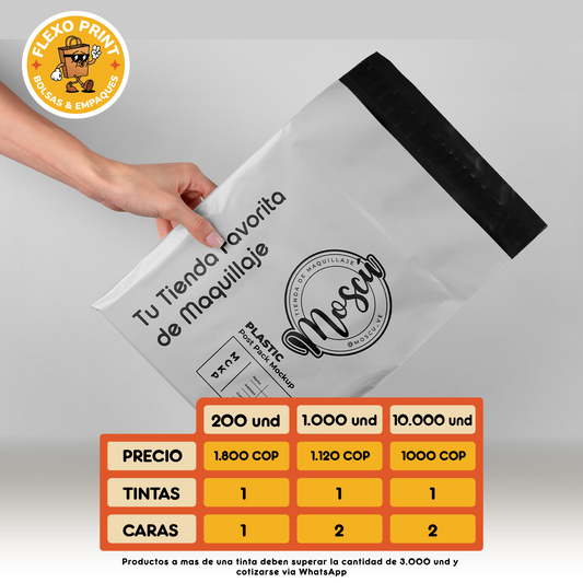 BOLSA DE SEGURIDAD GRANDE | PLASTICO