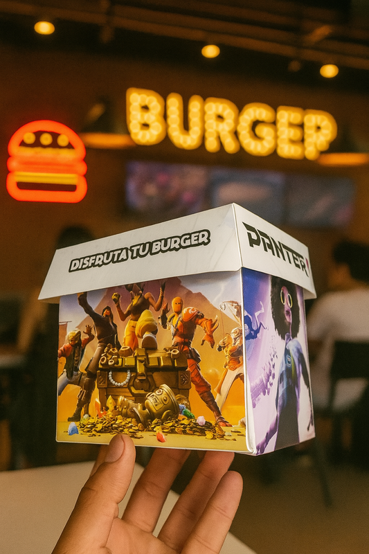 CAJA HAMBURGUESAS