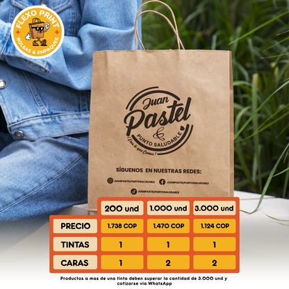 BOLSA TAKE OUT | KRAFT | MANIJA