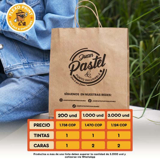 BOLSA TAKE OUT | KRAFT | MANIJA